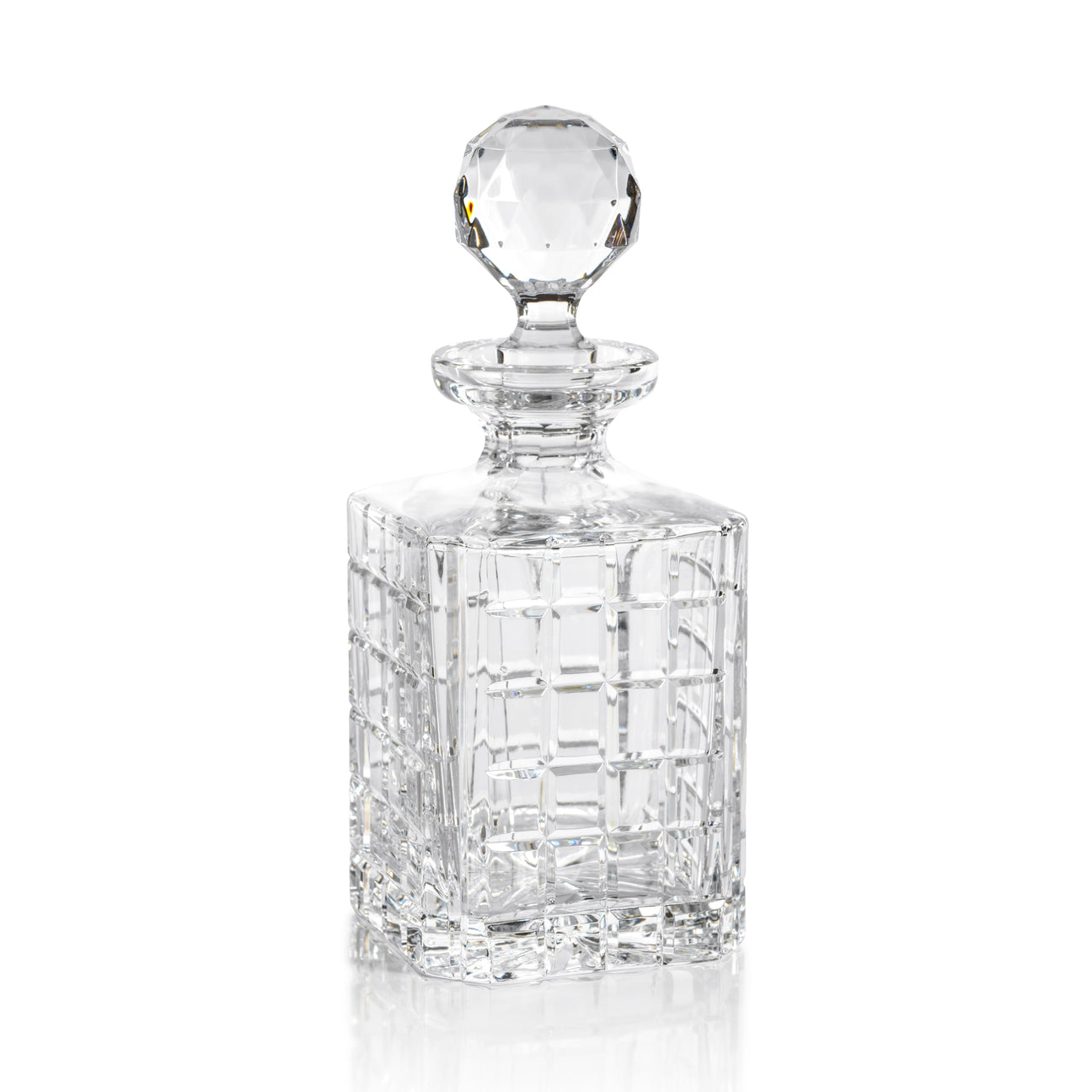 Belmore Crystal Glass Whiskey & Brandy Decanter - Decanter by Carlyle Avenue