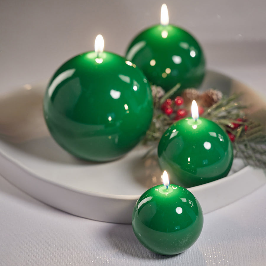 Lacquer Ball Candle - Light Green - Candles by Carlyle Avenue