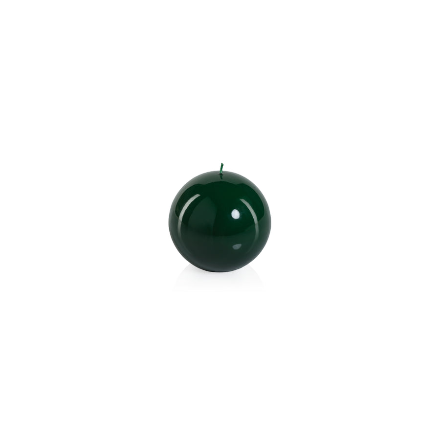 Lacquer Ball Candle - Dark Green - Candles by Carlyle Avenue