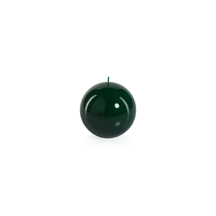 Lacquer Ball Candle - Dark Green - Candles by Carlyle Avenue