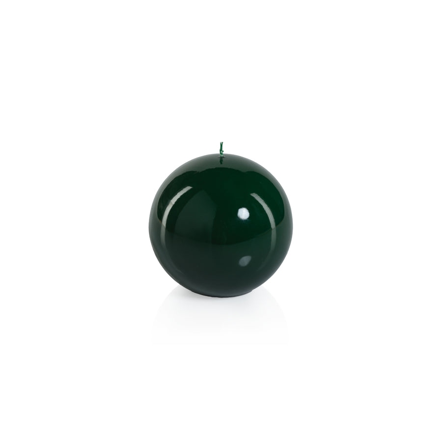 Lacquer Ball Candle - Dark Green - Candles by Carlyle Avenue