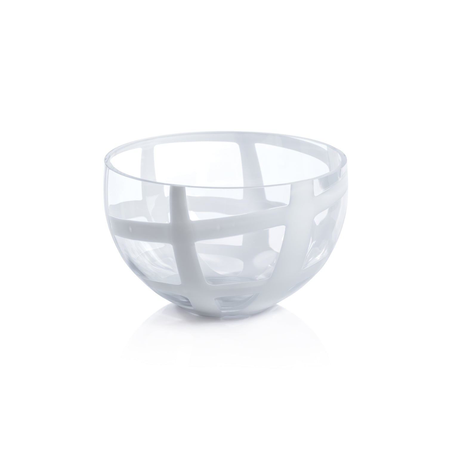 Opaline Whispers Clear Glass Bowl -  by Carlyle Avenue