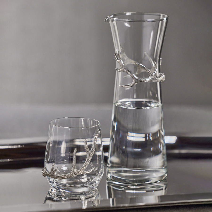 Davos Pewter Antler Drinkware Collection - Glassware by Carlyle Avenue