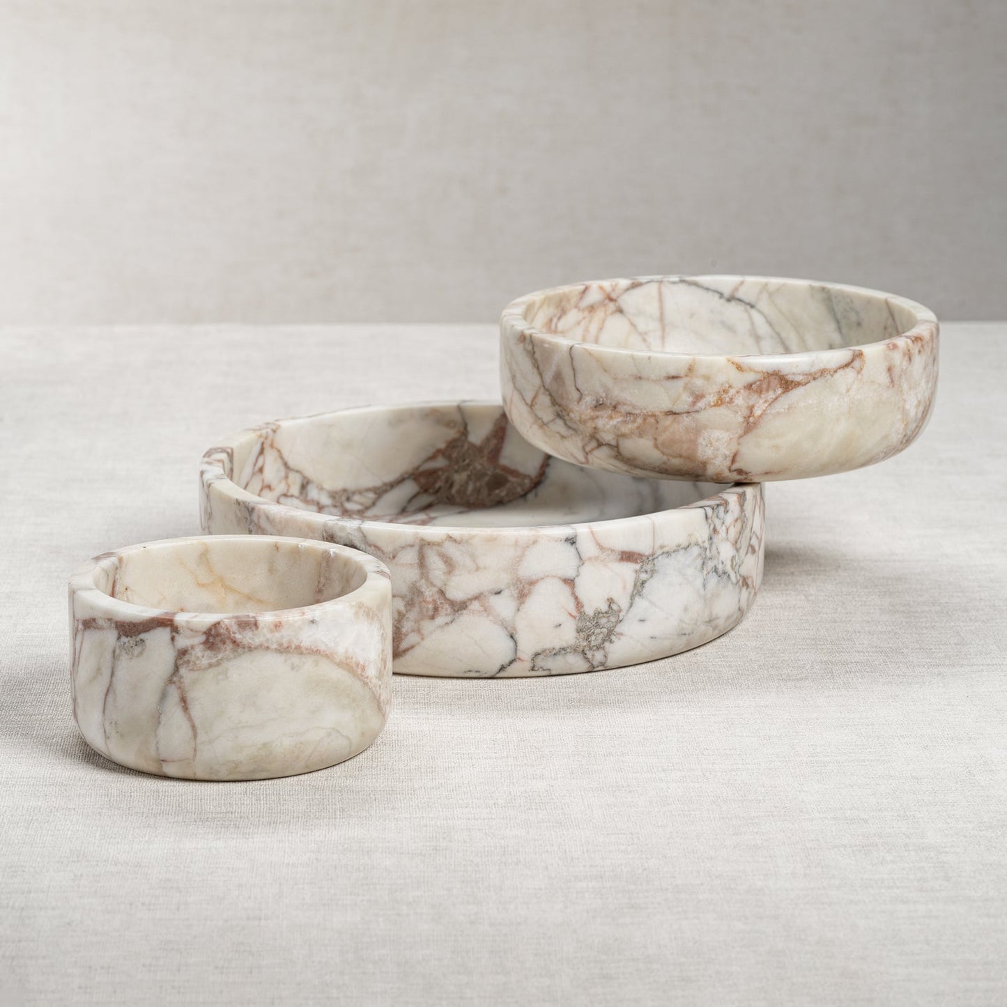 Rosso Verona Matte Marble Bowl / Wine Coaster - Bowls by Carlyle Avenue