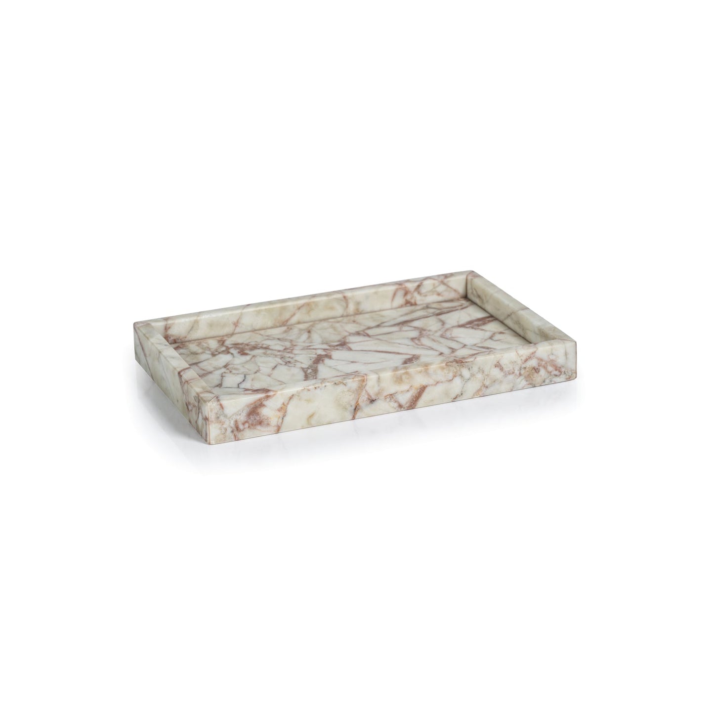 Rosso Verona Marble Tray - Trays by Carlyle Avenue