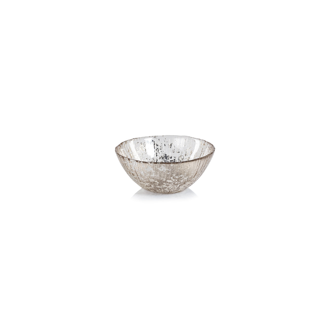 Luminara Fusion Glass Bowl - Golden Silver - Serveware by Carlyle Avenue
