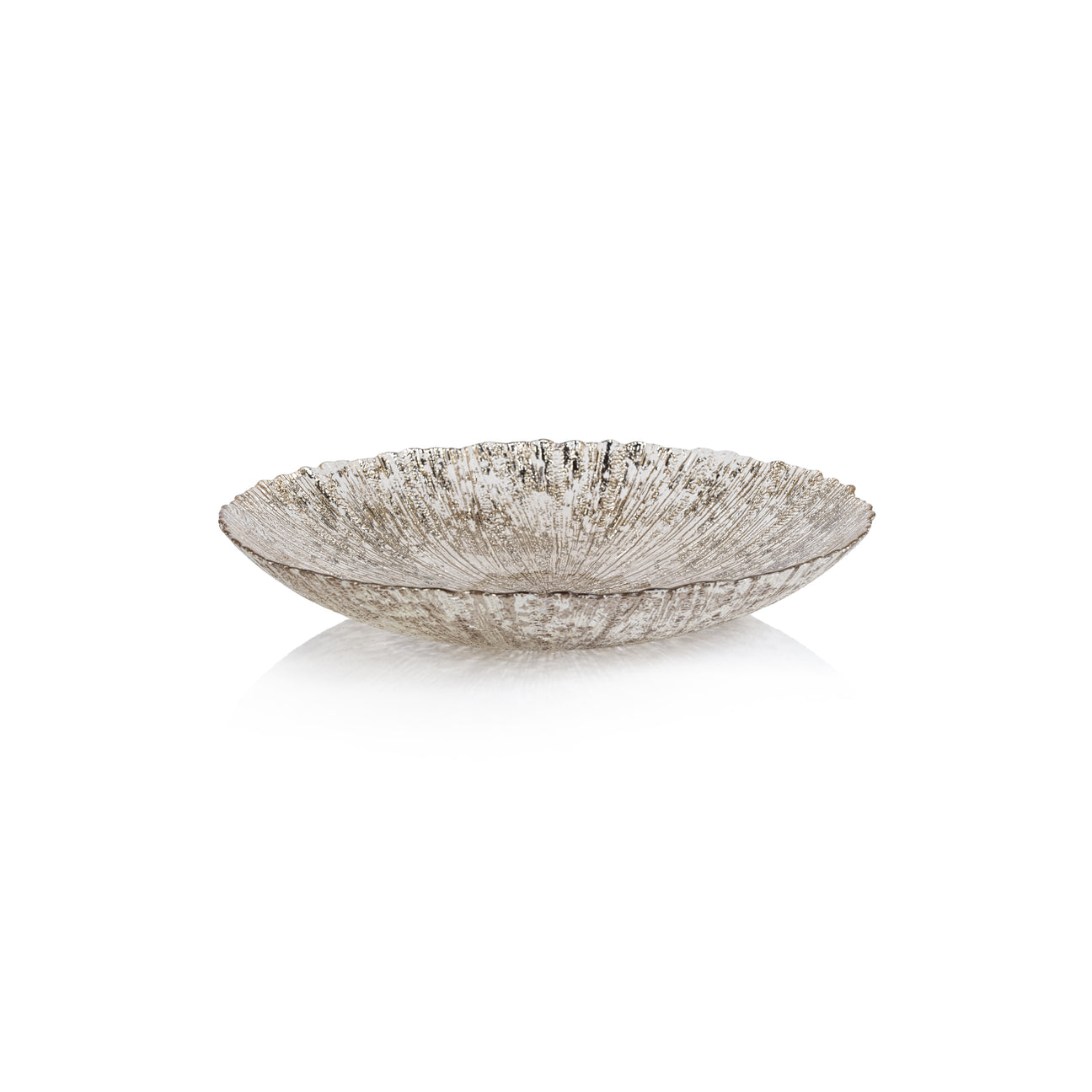 Luminara Fusion Glass Bowl - Golden Silver - Serveware by Carlyle Avenue