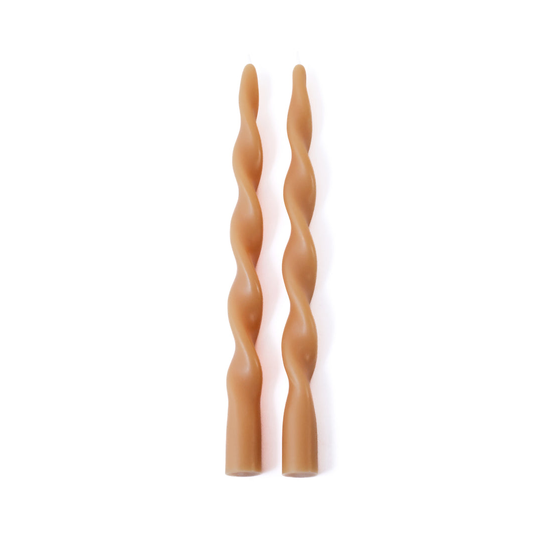 Set of 2 Lumière Twist Formal Candles - 12" - Candles by Carlyle Avenue