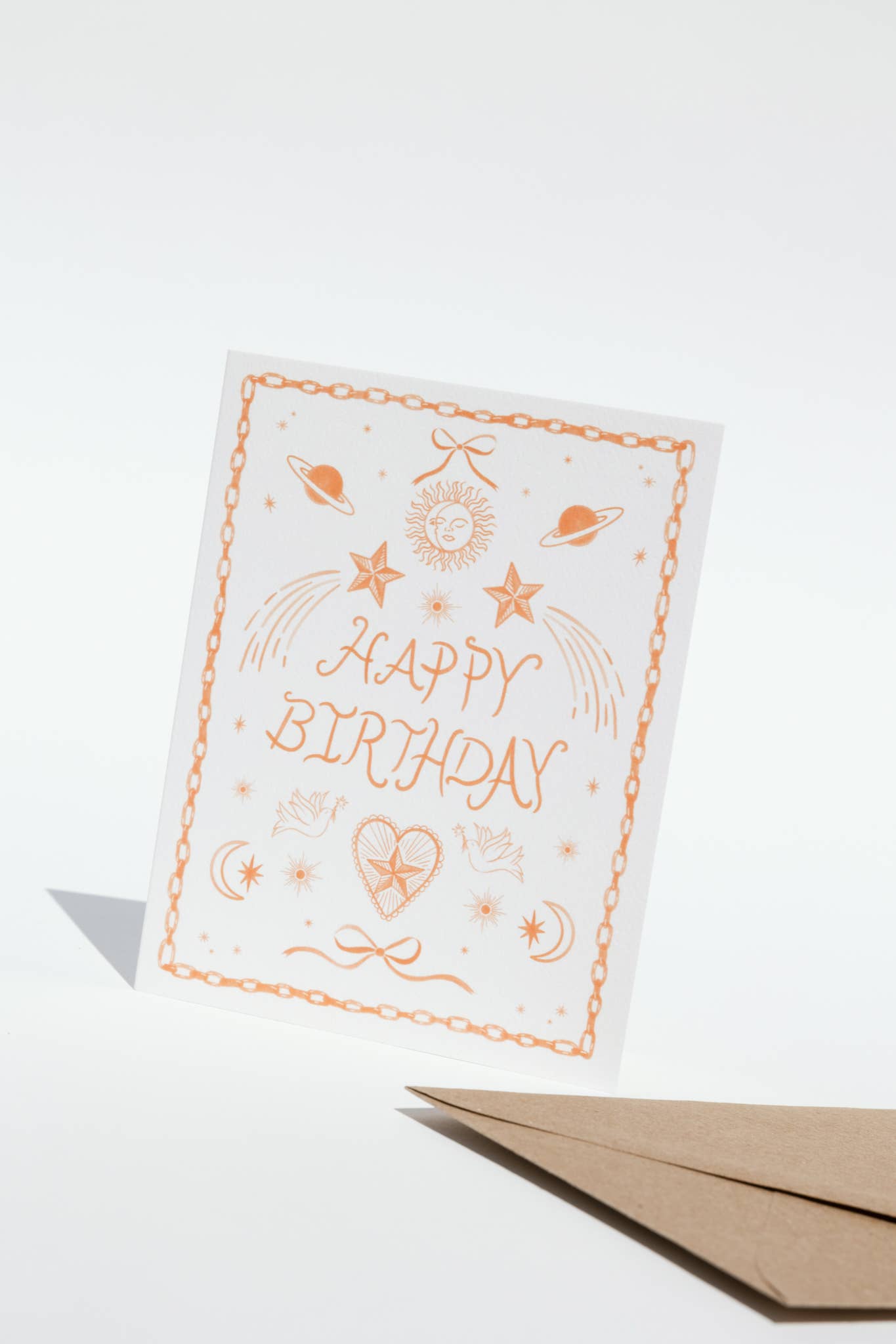 Apricot Icons Birthday Card - Greeting Cards by Carlyle Avenue
