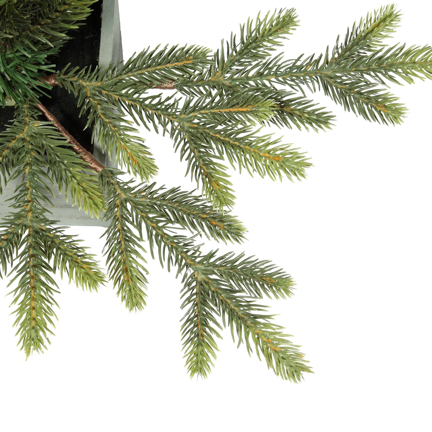 30 Inch Unlit Fraser Fir Potted Tree in Wooden Pot - Christmas Trees by Carlyle Avenue