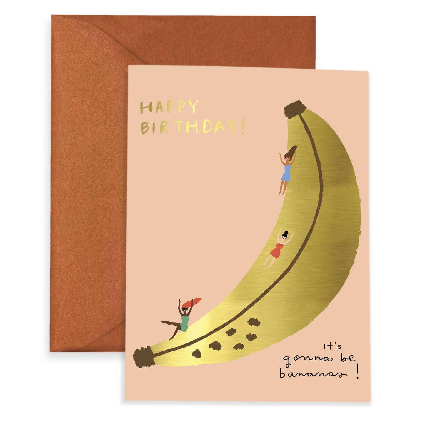 BANANA SLIDE - Birthday Card - by Carlyle Avenue