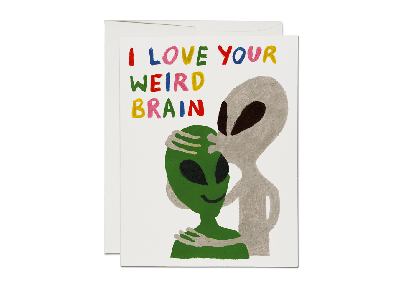 Alien Love greeting card - by Carlyle Avenue