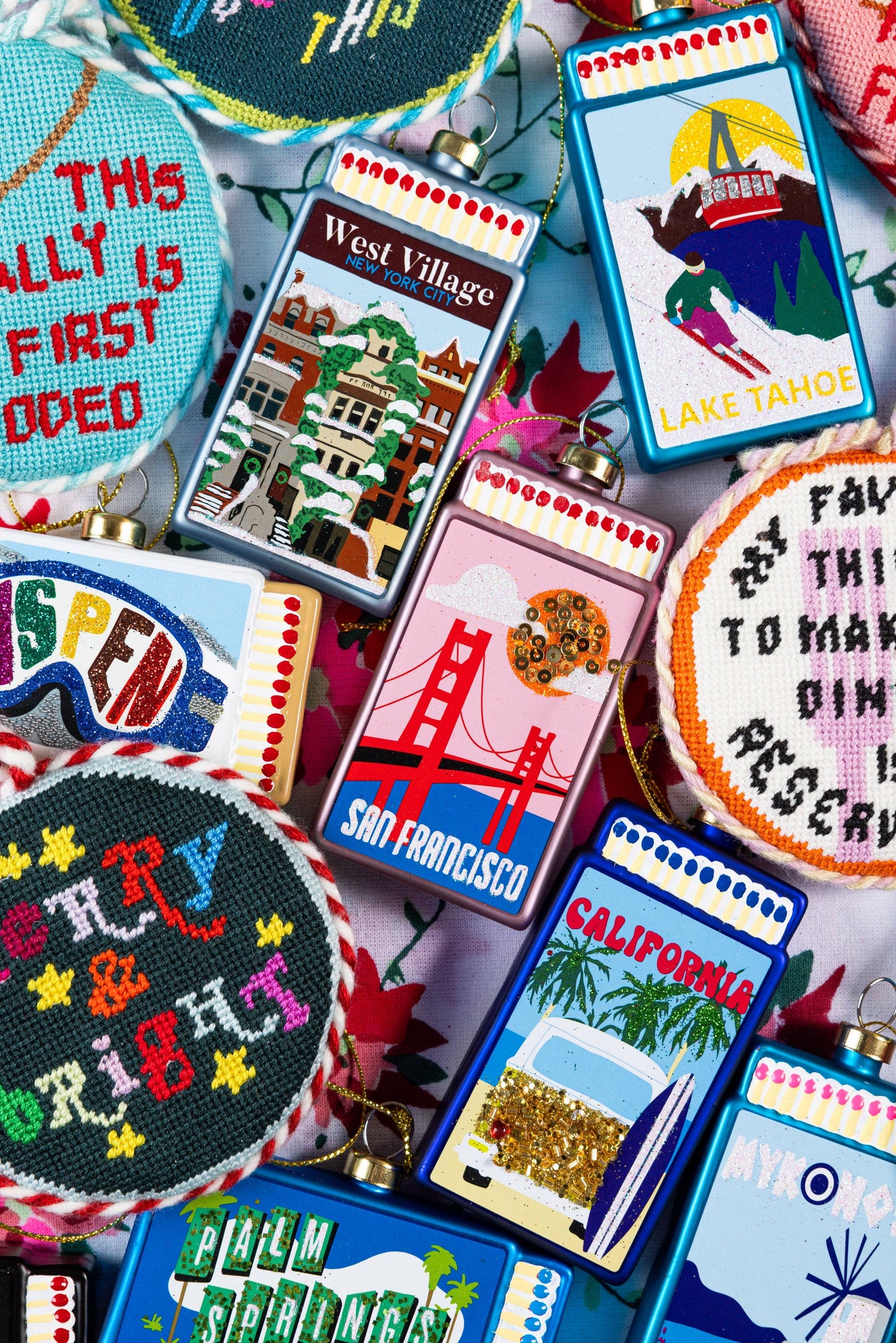 Matchbook Ornament - San Francisco - by Carlyle Avenue