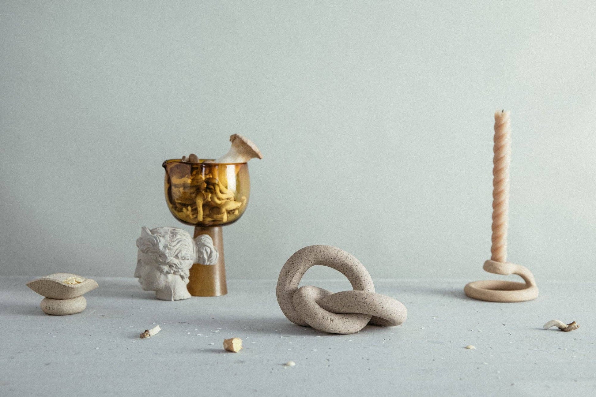 Infinity Knot, Sand -  by Carlyle Avenue