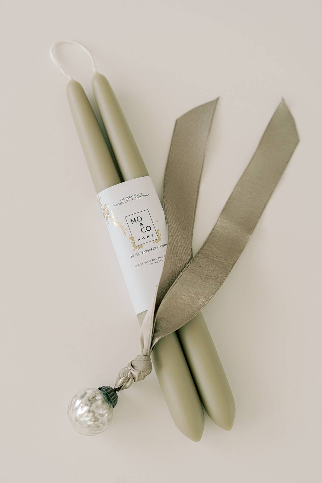 Limited Edition! Bayberry Dipped Taper Candles - by Carlyle Avenue