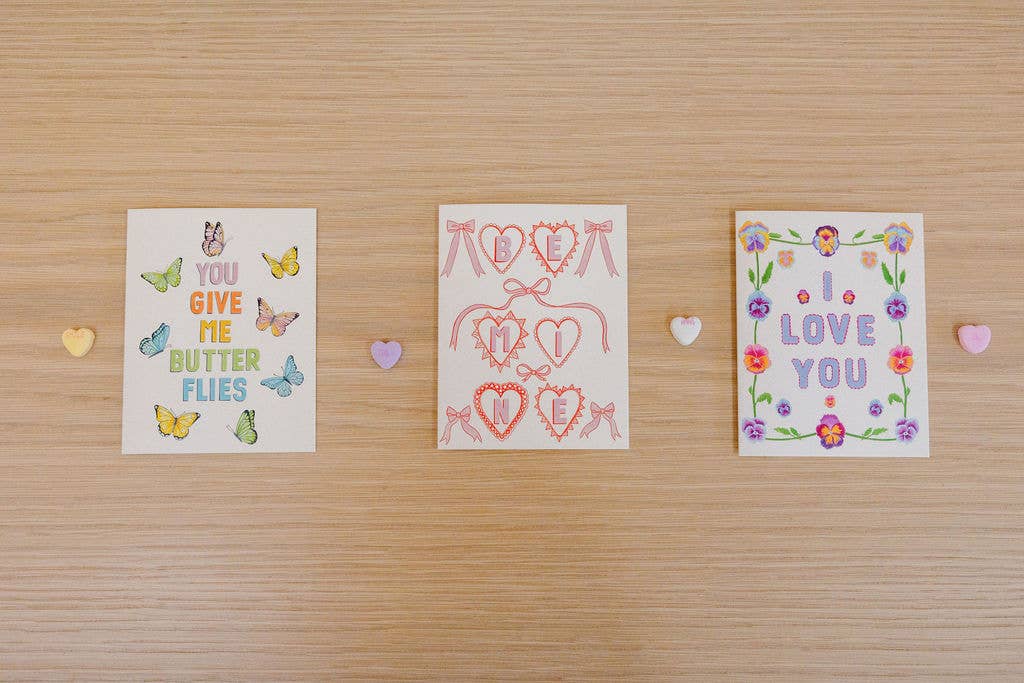Heart Charms Be Mine Card - Greeting Cards by Carlyle Avenue