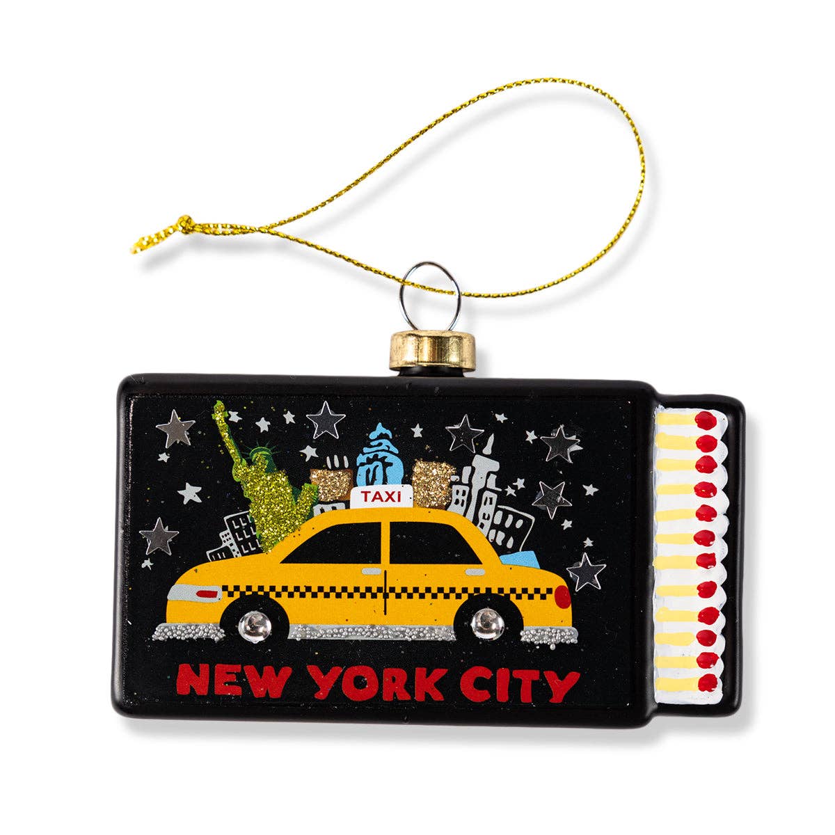 Matchbook Ornament - New York City - by Carlyle Avenue