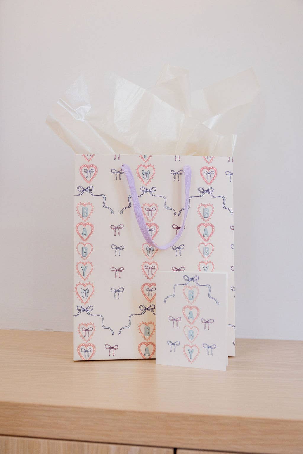 Bows Baby Card - Greeting Cards by Carlyle Avenue