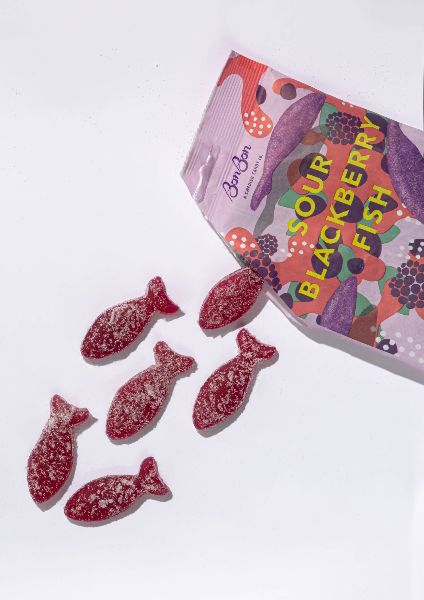 Sour Blackberry Fish - Swedish Candy 5.2oz (150g) - by Carlyle Avenue