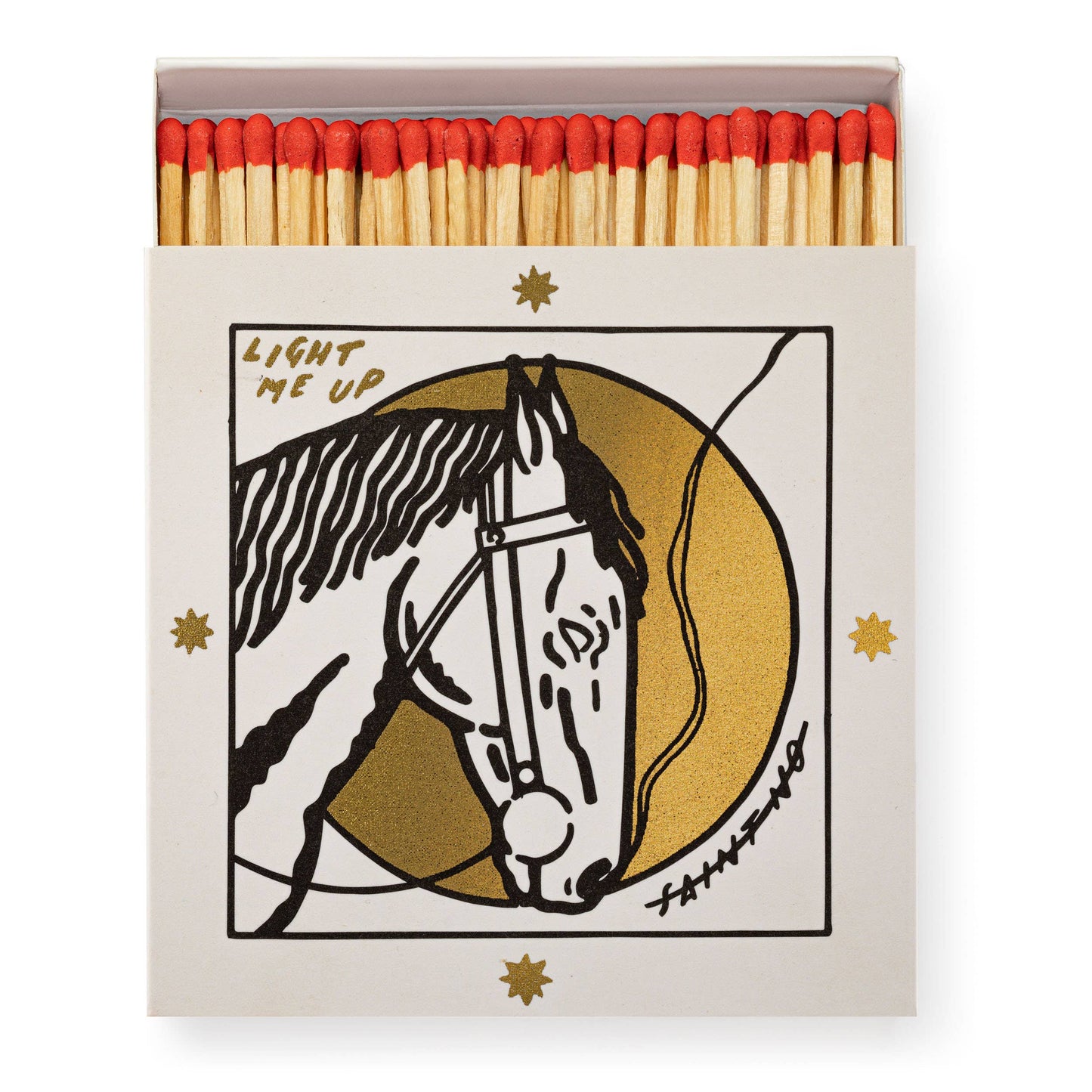 Saint No Horse's Head | Square - Safety Matches - by Carlyle Avenue
