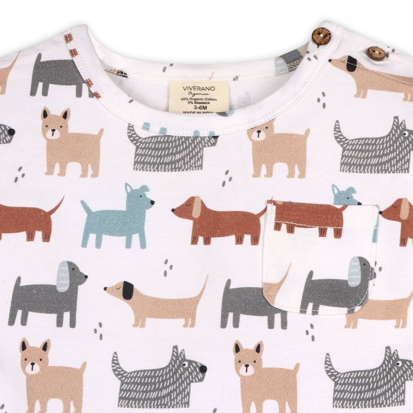 Dog Baby Tee Top + Shorts (Organic Jersey) - by Carlyle Avenue
