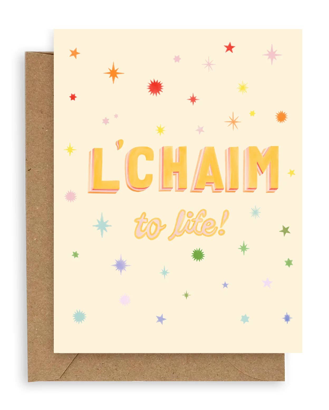 L’Chaim To Life Card - Greeting Cards by Carlyle Avenue