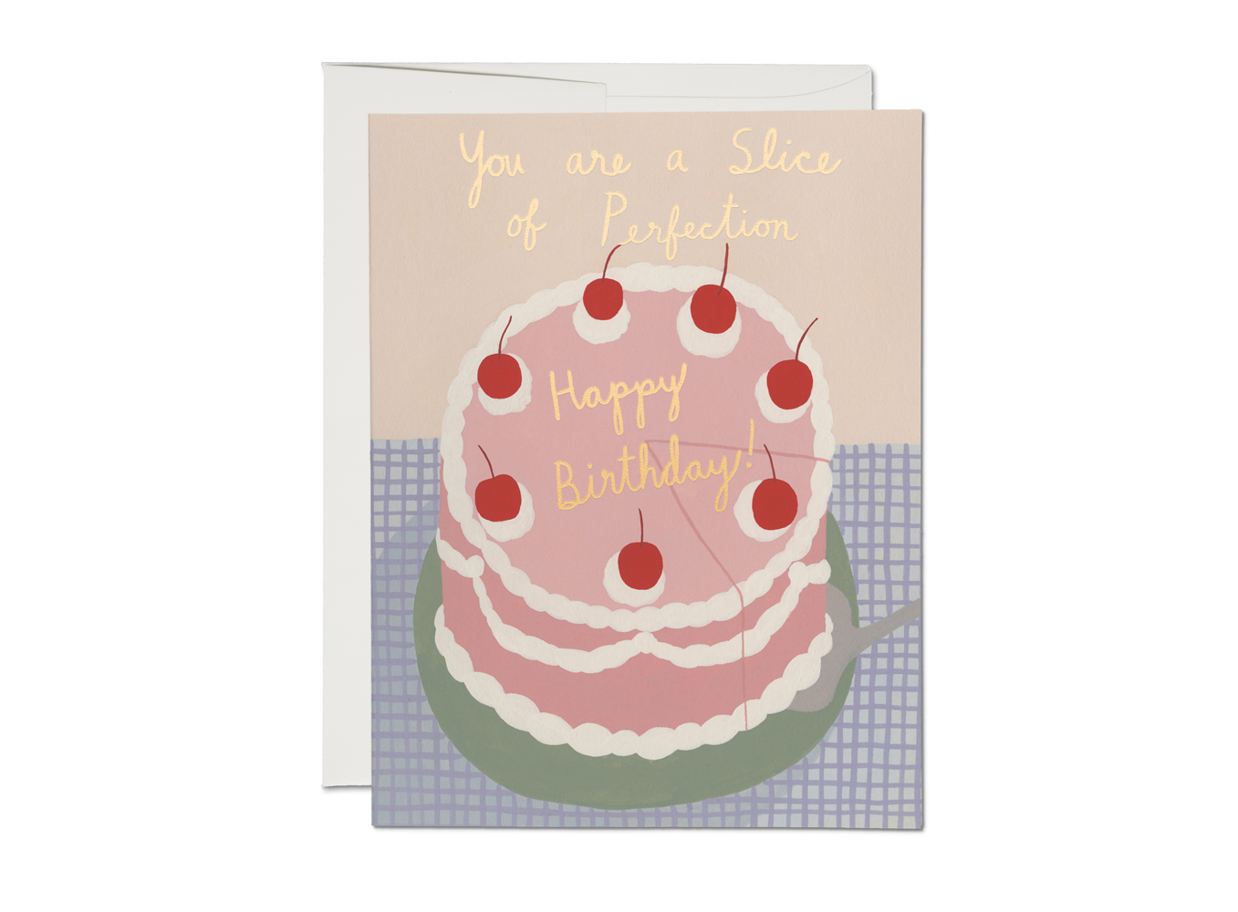 Slice of Perfection birthday greeting card - by Carlyle Avenue