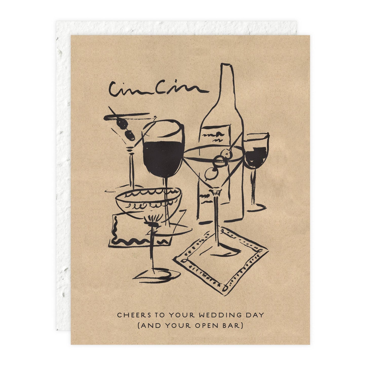 Cin Cin - Wedding Card - by Carlyle Avenue
