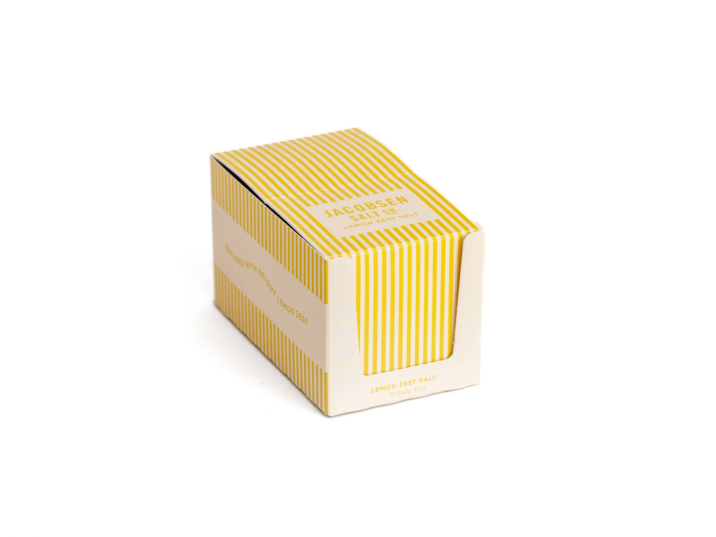 Infused Lemon Zest Sea Salt Slide Tin - by Carlyle Avenue