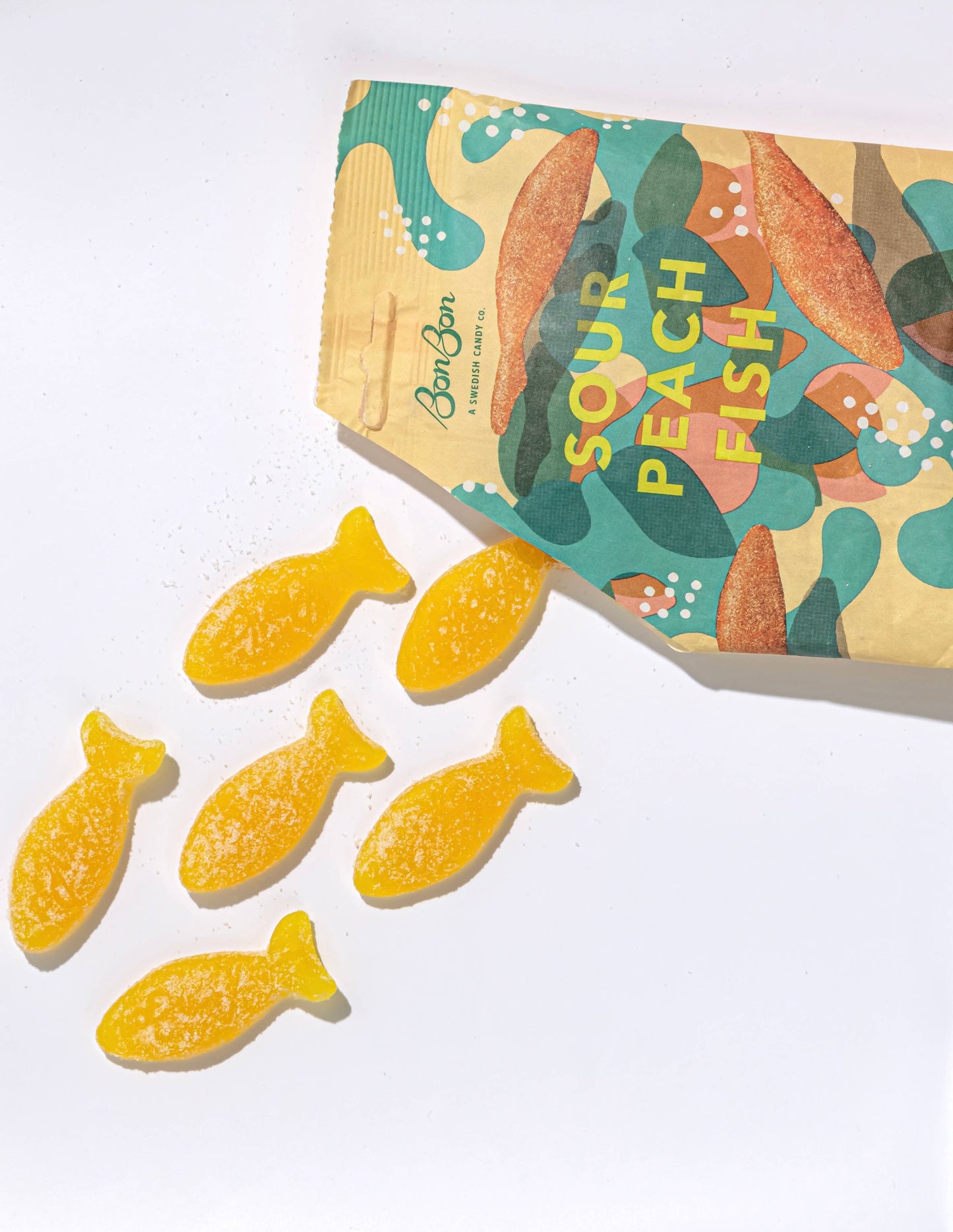 Sour Peach Fish - Swedish Candy 5.2oz (150g) - by Carlyle Avenue