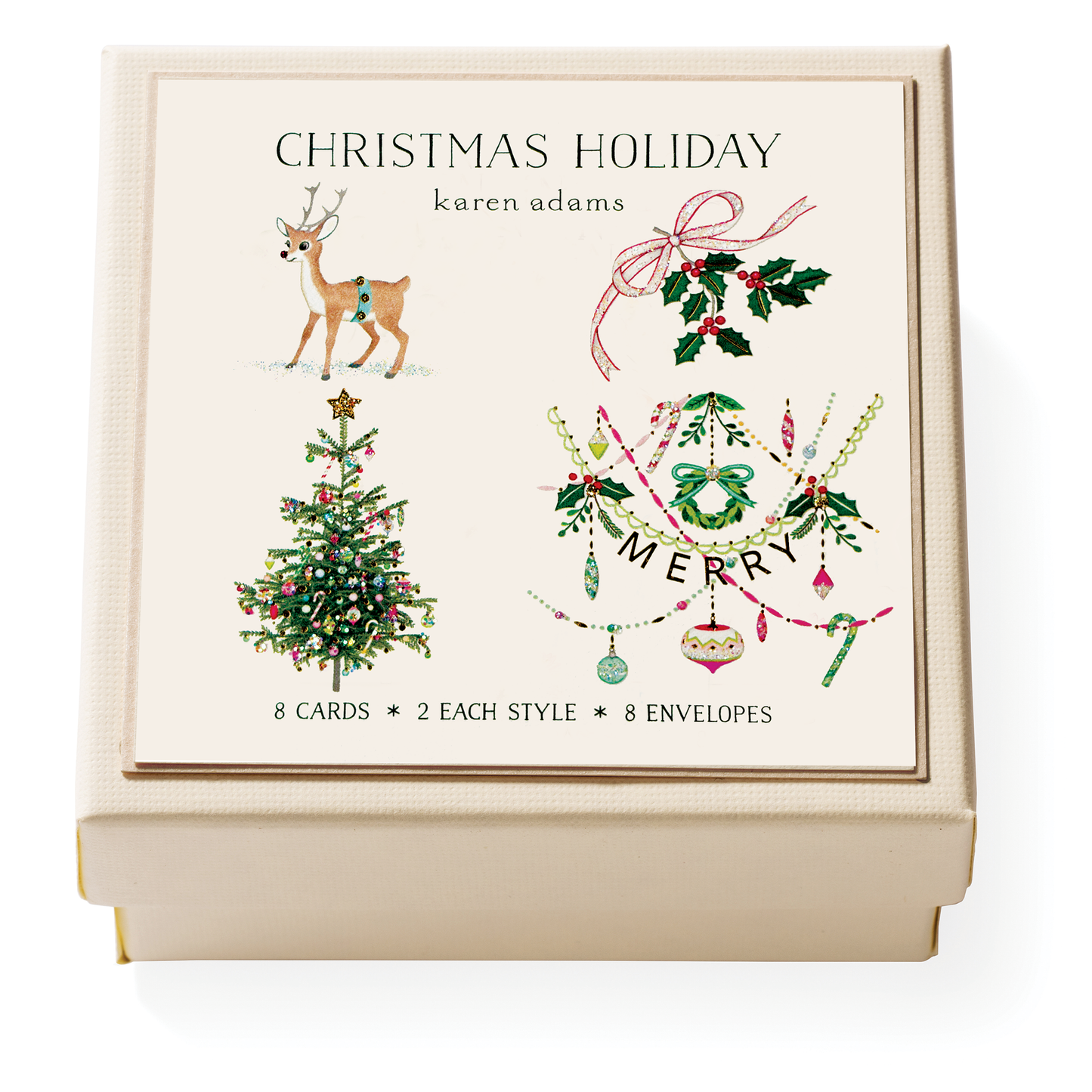 Festive Fir Tree Individual Gift Enclosure