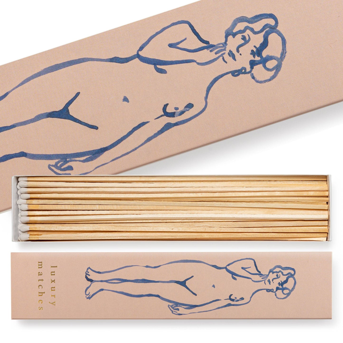Nude | Long - Safety Matches - by Carlyle Avenue