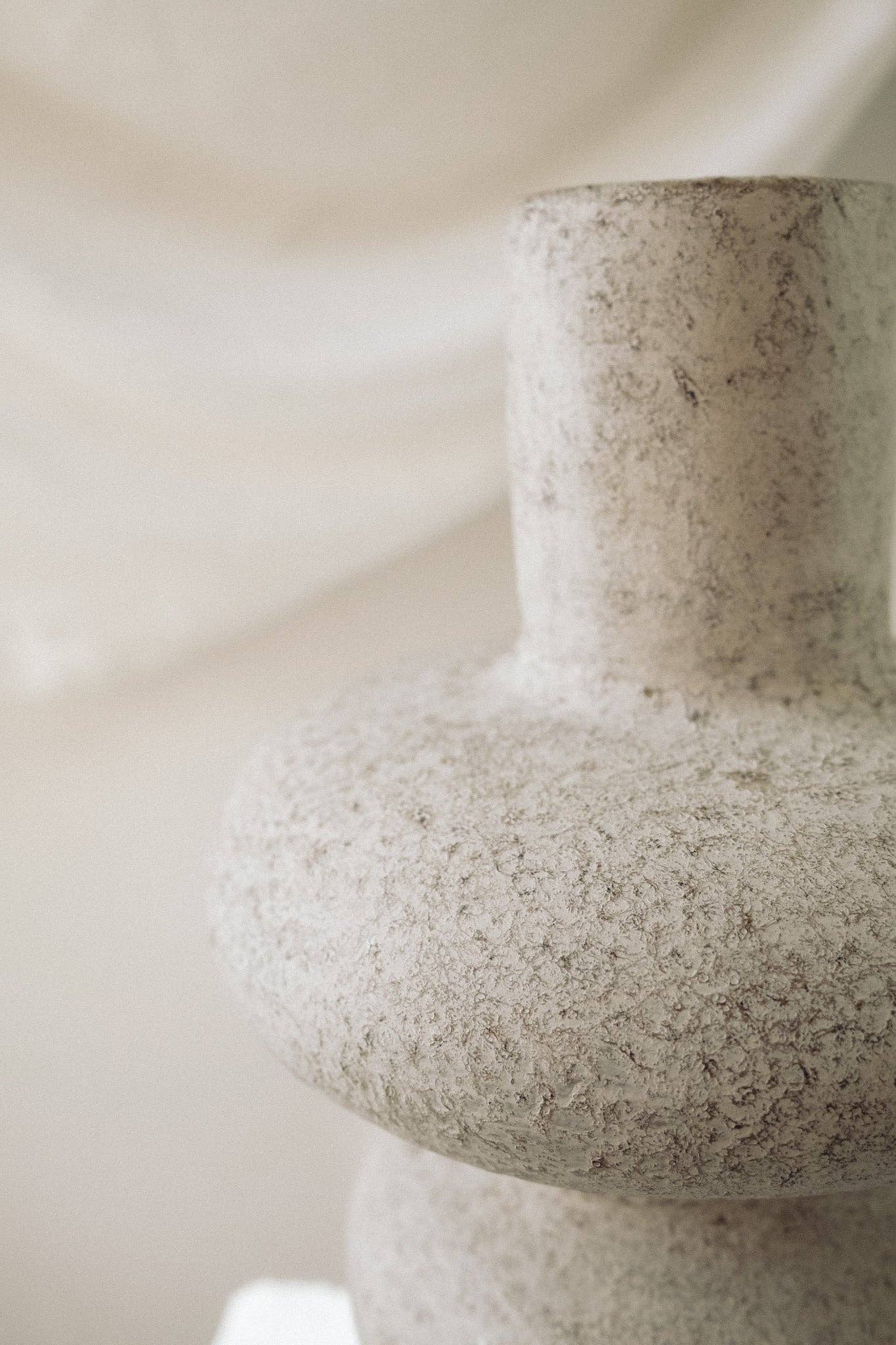 Ulun Vessel Cream - Vases by Carlyle Avenue