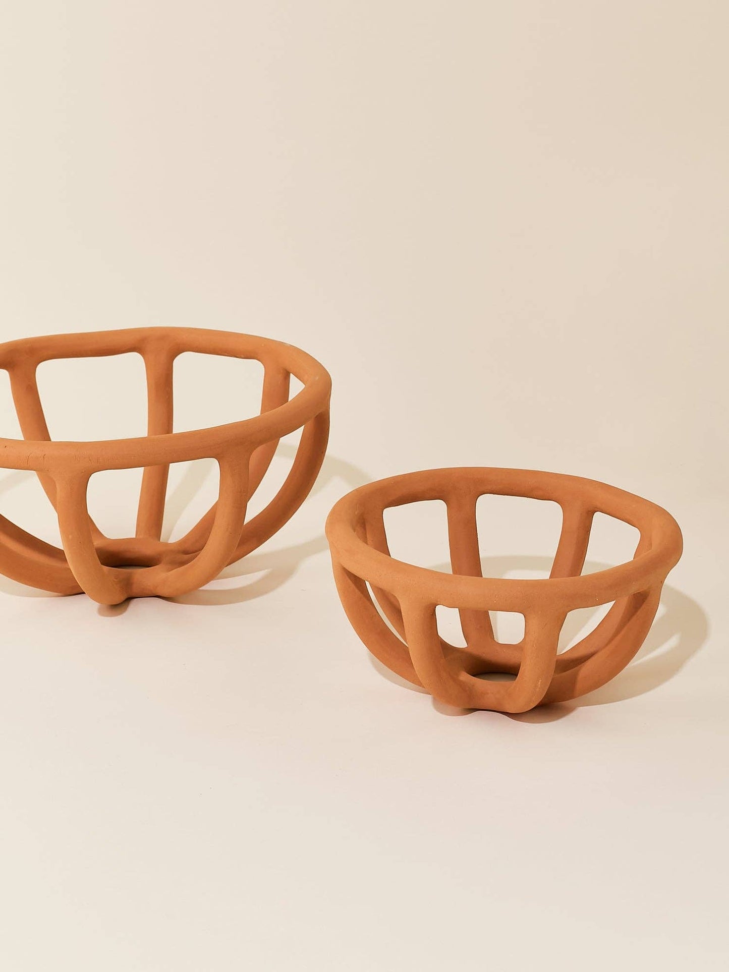 Prong Fruit Bowl, Terracotta - Decorative Bowls by Carlyle Avenue