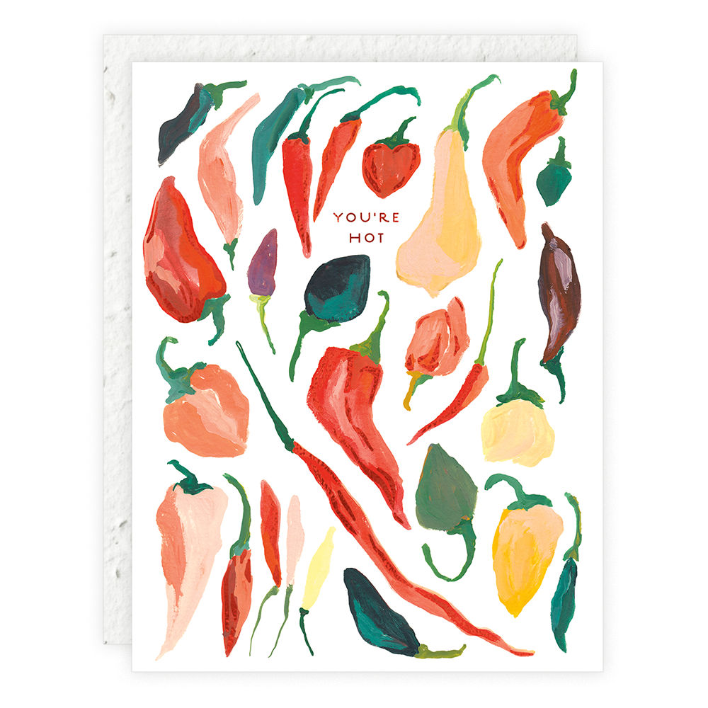 Hot Peppers - Love Card - by Carlyle Avenue