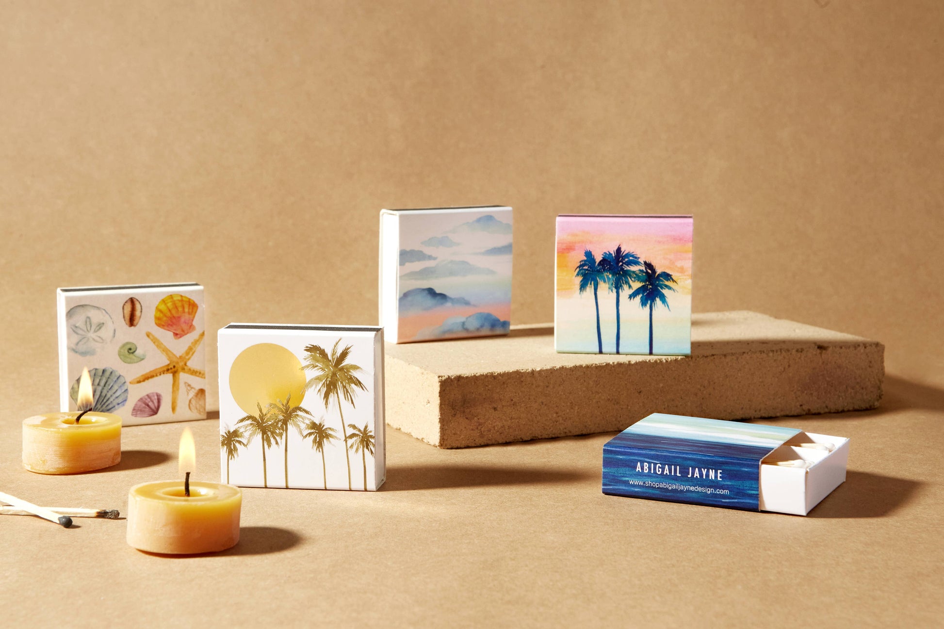Sunset Palm Matches | Candle Matches -  by Carlyle Avenue