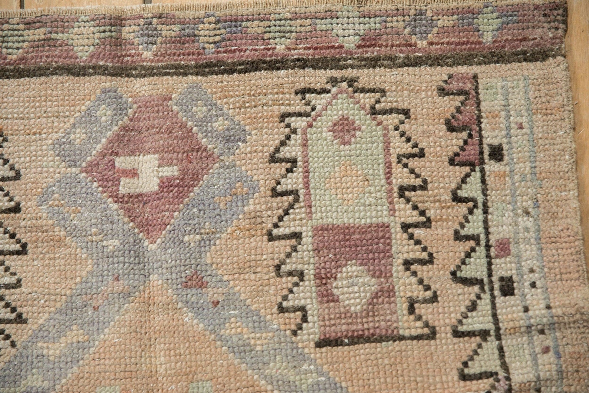 Vintage Distressed Oushak Rug w/Design Motif - Rug by Carlyle Avenue