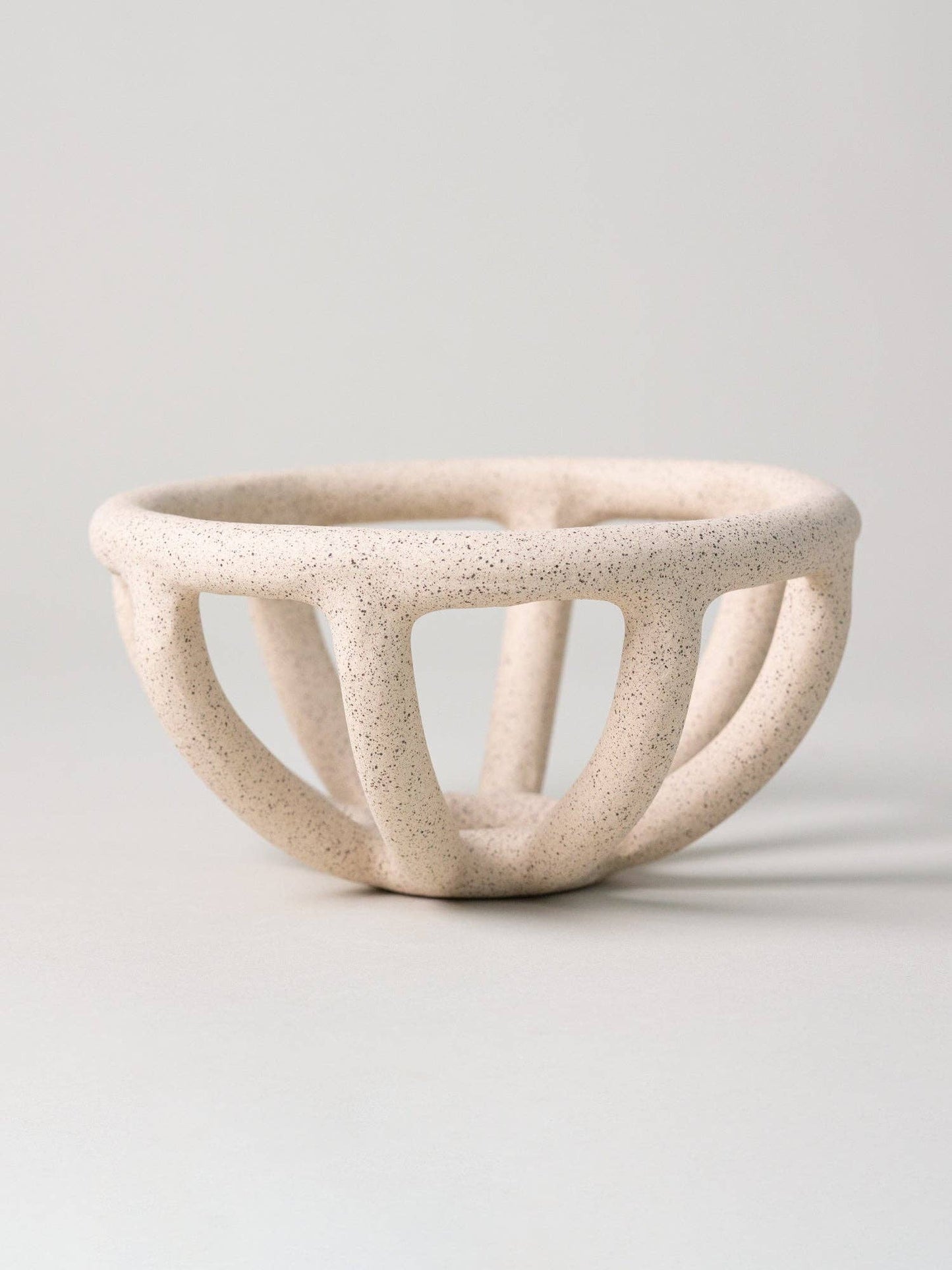 Prong Fruit Bowl, Sand - Decorative Bowls by Carlyle Avenue