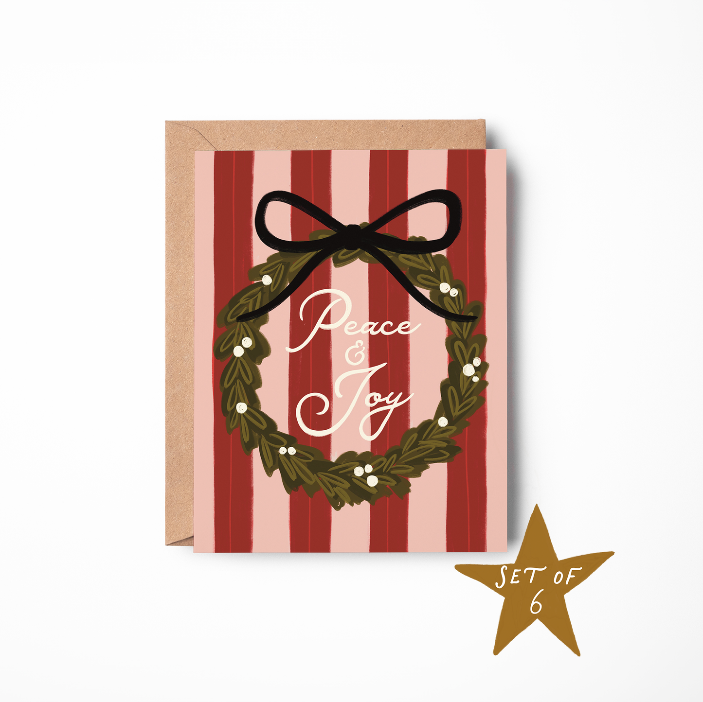 Peace And Joy Card - Box Set of 6