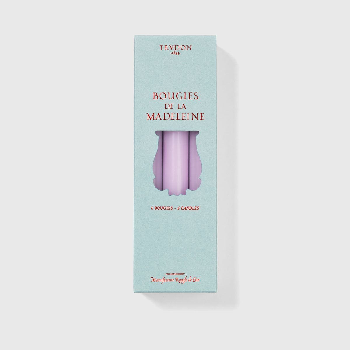 Madeleine Taper Candles - Lilac