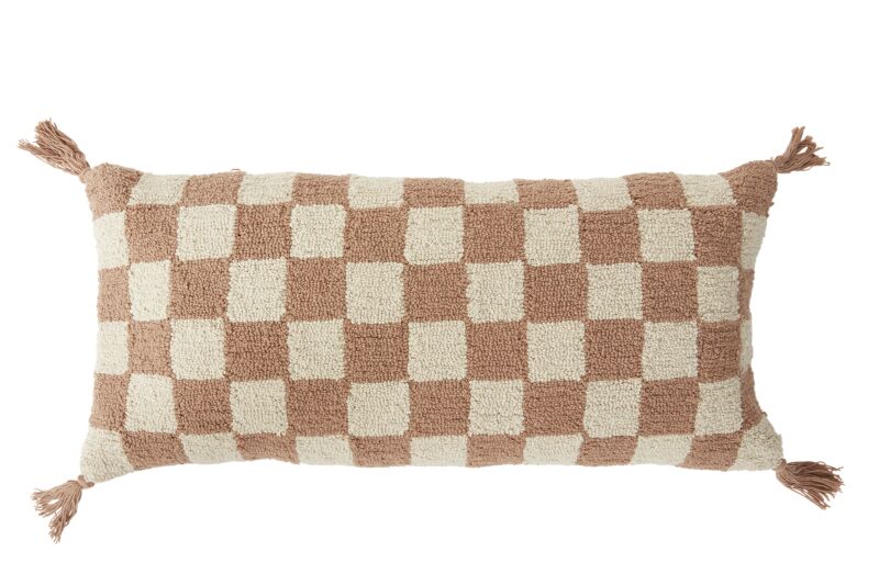 Checkered Lumbar Pillow - Throw Pillow by Carlyle Avenue