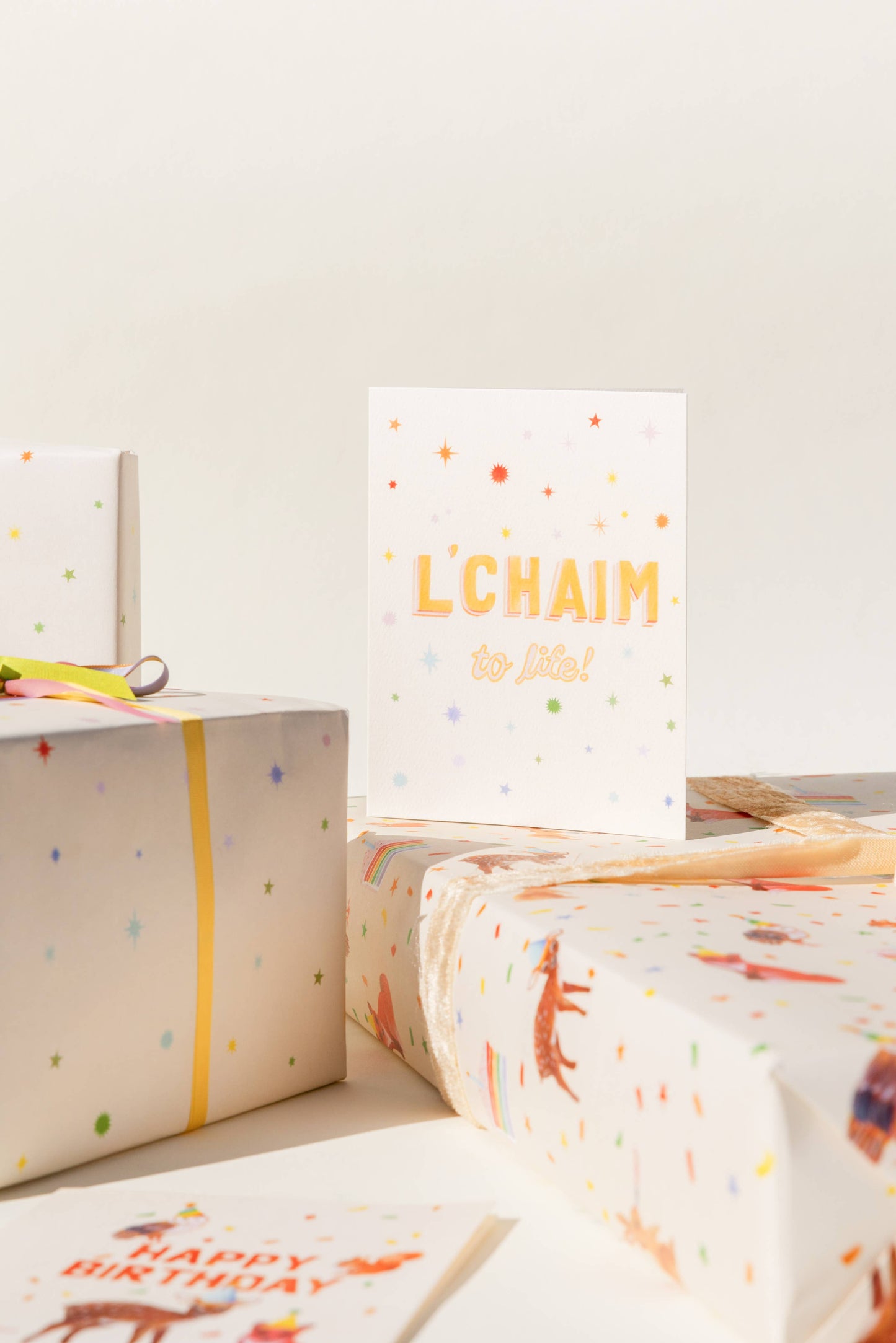 L’Chaim To Life Card - Greeting Cards by Carlyle Avenue
