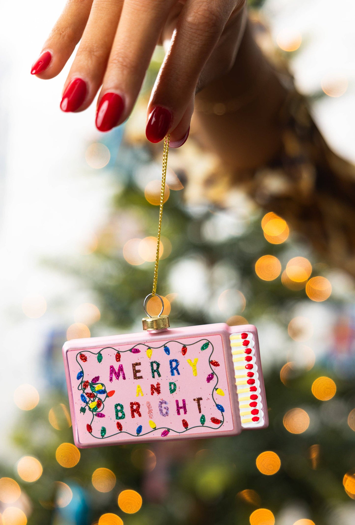 Matchbook Ornament - Merry & Bright - by Carlyle Avenue