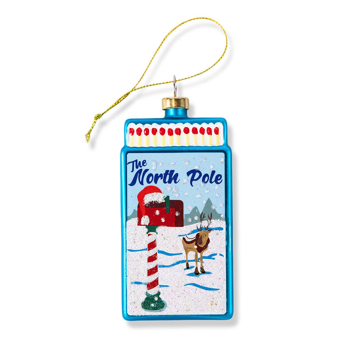 Matchbook Ornament - North Pole - by Carlyle Avenue