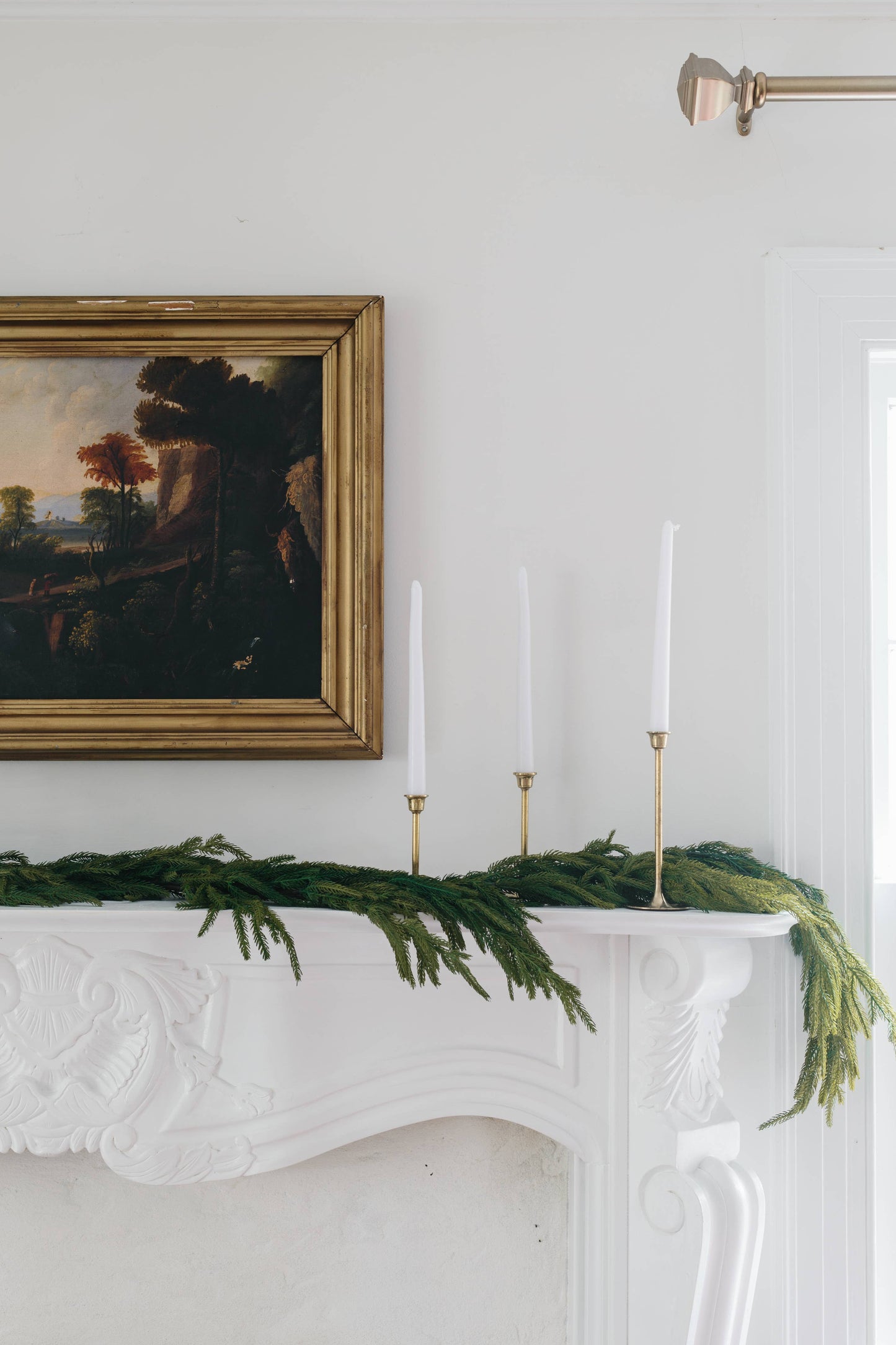 The Original Afloral Real Touch Norfolk Pine Garland - 60" - by Carlyle Avenue