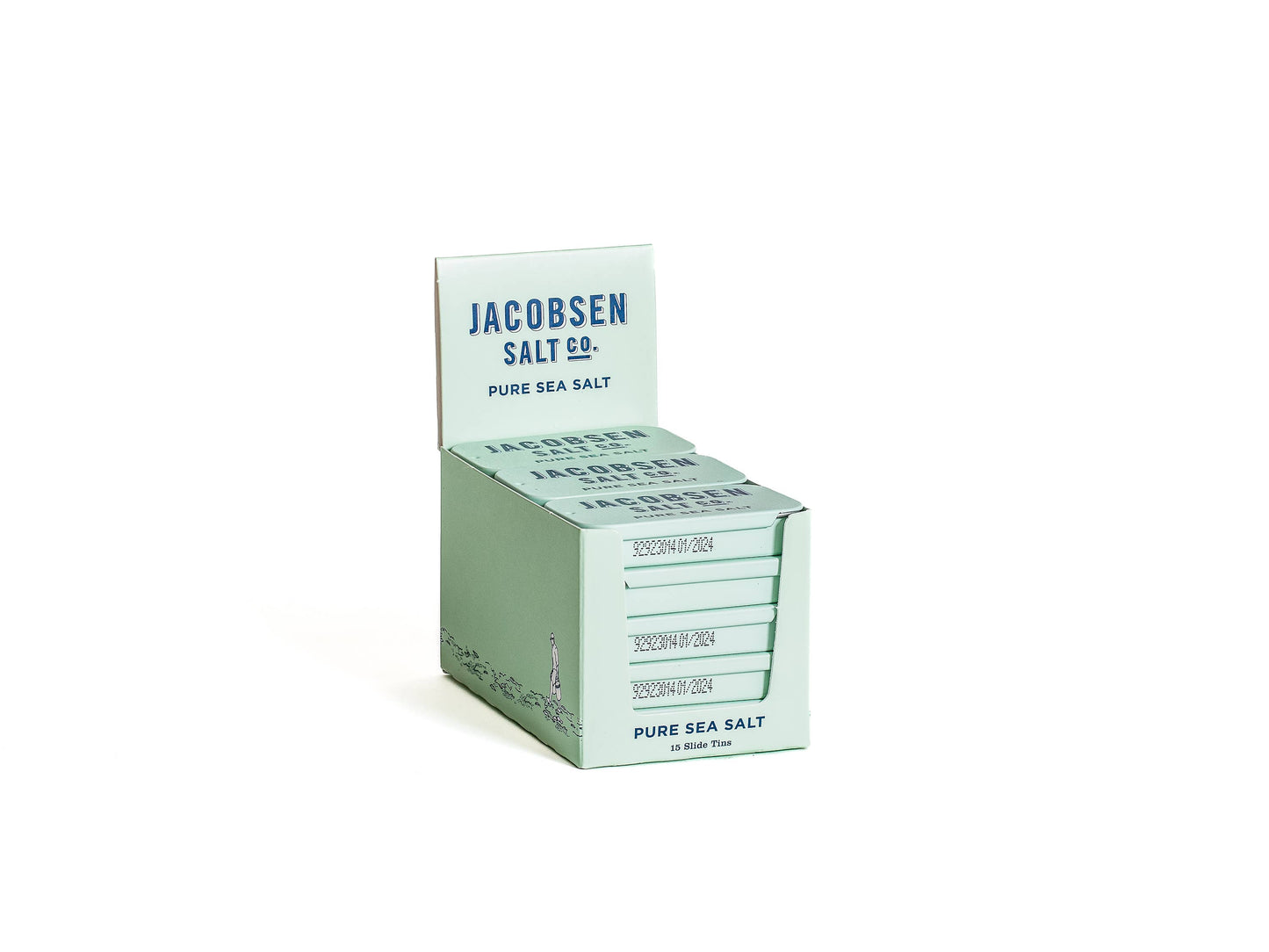 Kosher Sea Salt Slide Tin - by Carlyle Avenue