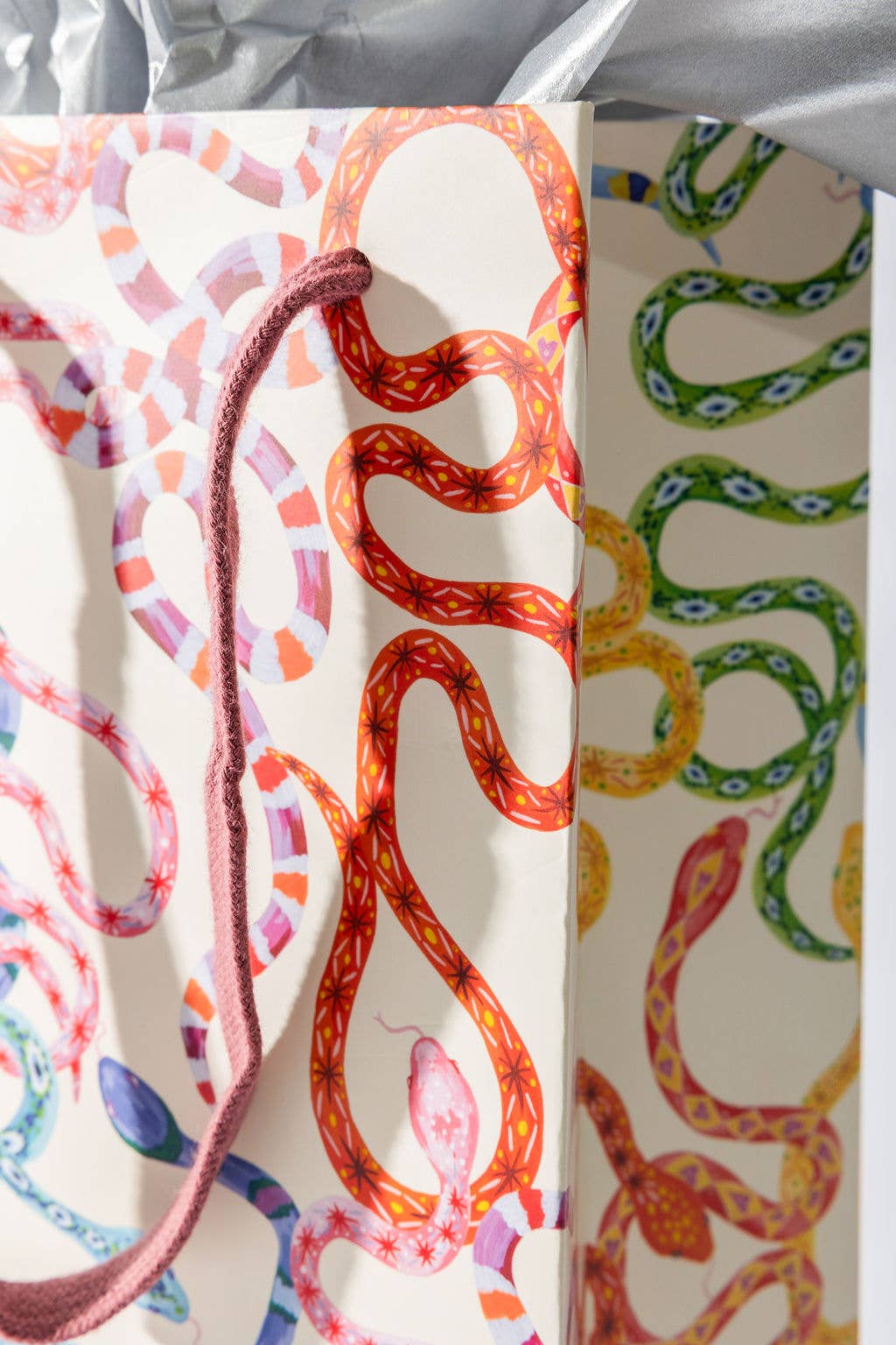 Snakes Wine Bag - Gift Wrap by Carlyle Avenue