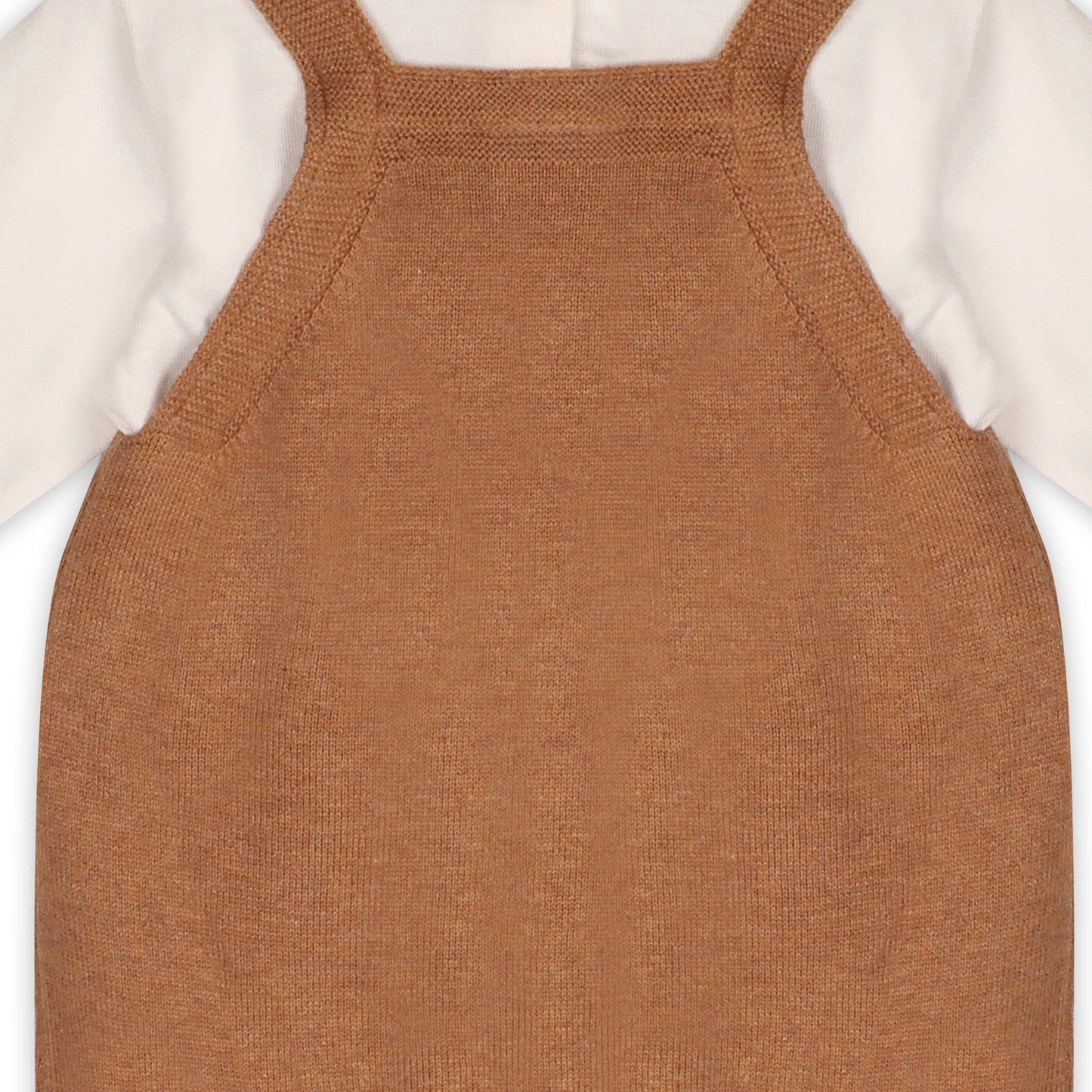Bear Sweater Knit Baby Overall & Bodysuit Set (Organic) - by Carlyle Avenue