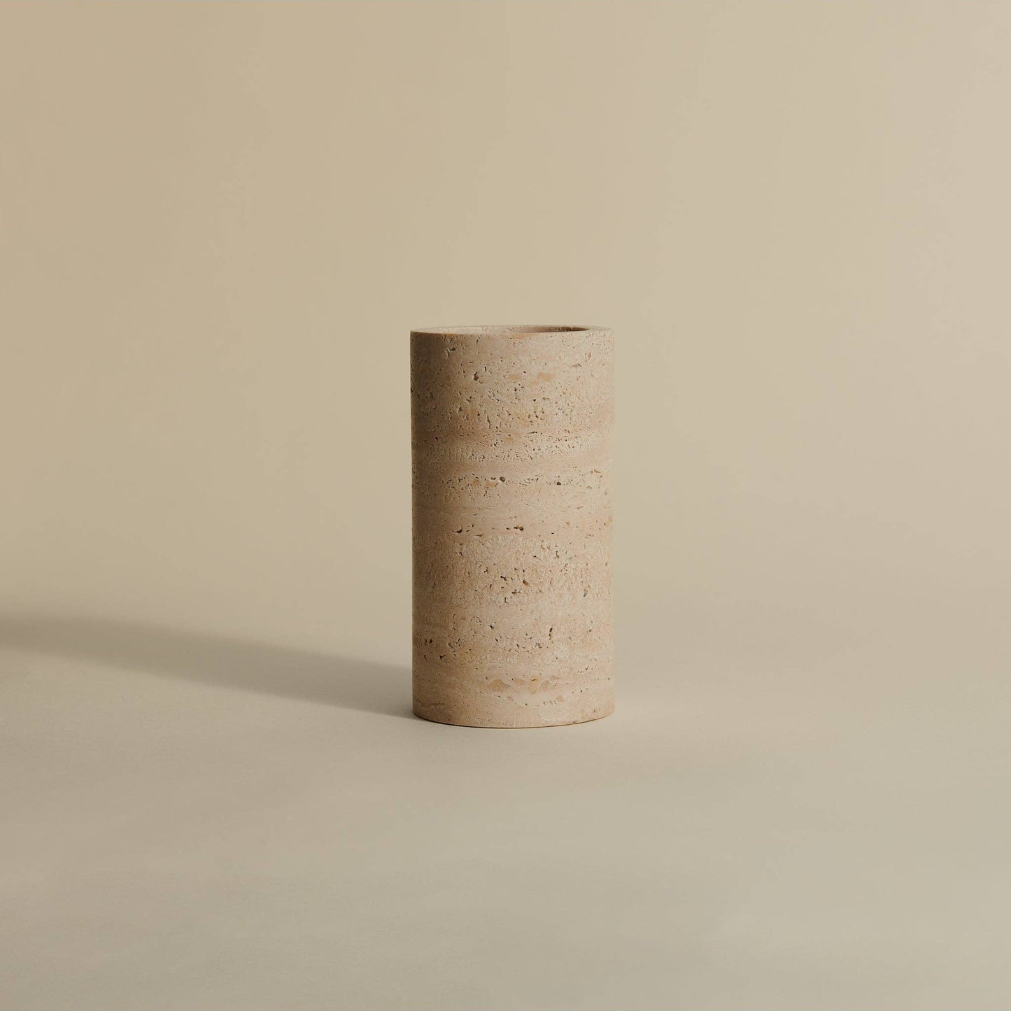 Travertine Vase - by Carlyle Avenue