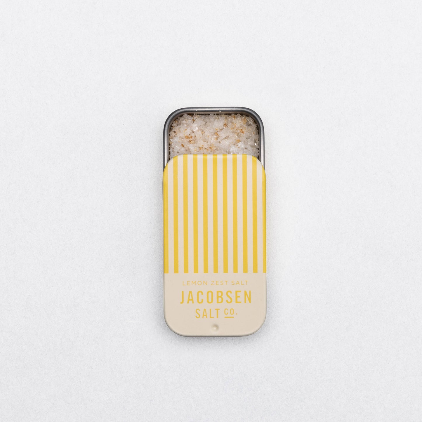 Infused Lemon Zest Sea Salt Slide Tin - by Carlyle Avenue